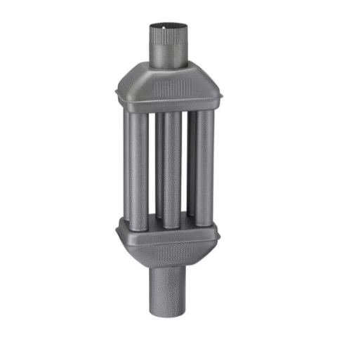 Black Steel Flue Pipes Radiator Steel Radiator ø 120 mm Diameter: 120 mm