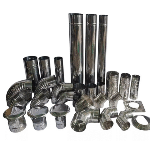 4" 5" 6" Stainless Steel Pipe Elbow Rain Top Cover WOOD LOG BURNER STOVE 100 125 150